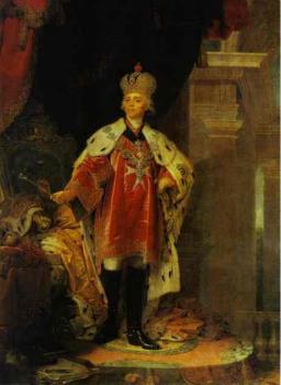 Vladimir Borovikovsky : Portrait of Paul I, Emperor of Russia
